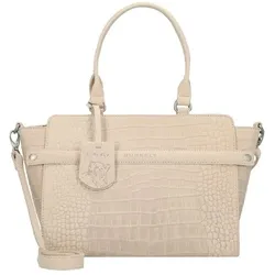 Burkely Casual Cayla Shopper Tasche Leder 38 cm oyster white