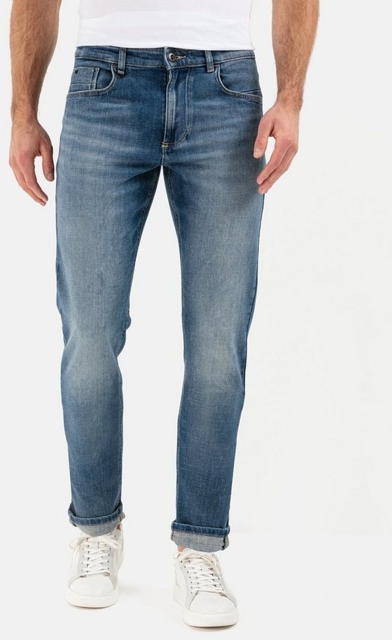 camel active 5-Pocket-Jeans Jeans mit Smartphone Tasche Tapered Fit blau 32camel active