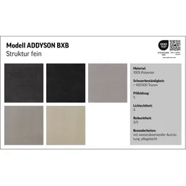 LeGer Home by Lena Gercke Boxspringbett »Addyson« Härtegrade H2, H3 und H4 wählbar, Boxspringbett inkl. Topper, 2 Matratzen