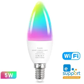DELTACO SMART HOME Smart LED-Birne E14 4,9 W RGB