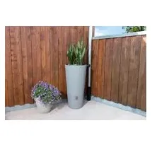 4rain Vaso 2in1 Regenspeicher 220 l zinkgrau