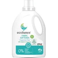Ecolunes Weichspüler ohne Parfüm, 100 % Inhaltsstoffe natürlichen Ursprungs, speziell für empfindliche Haut, allergiefrei, dermatologisch getestet, 1 l