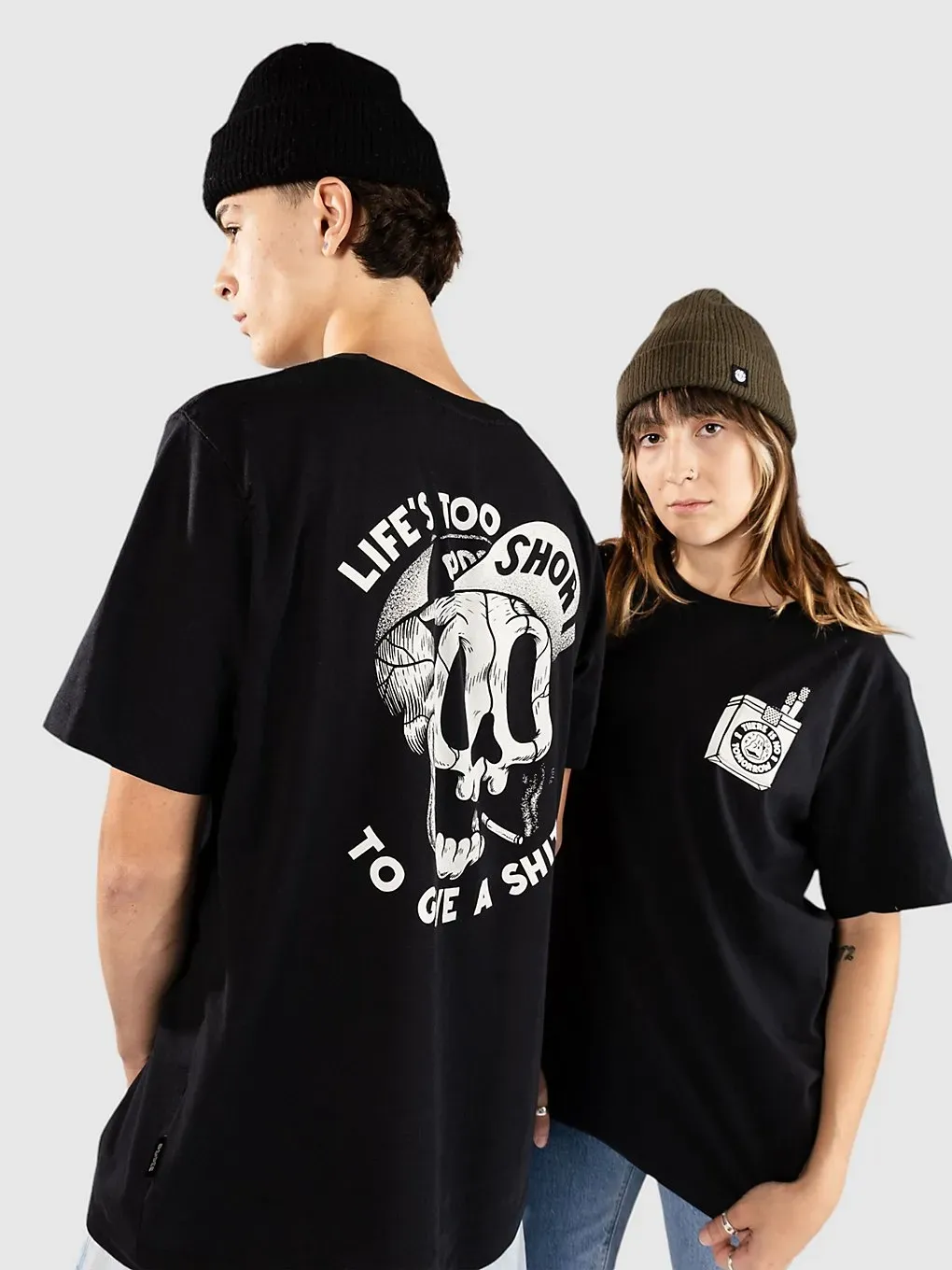 The Dudes Too Short Smokes T-Shirt black Gr. M