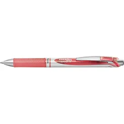 Pentel Energel BL77, Ausziehbarer Gelschreiber, Pink, Koralle, Silber, Rund, 0,7