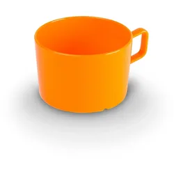6 x Kinderzeug Tasse BRISE 0,2 l, orange