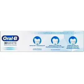 Oral-B 3D White Professional Express Whitening Zahnpasta Kühle Minze 75 ml