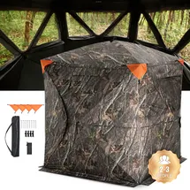 Vevor Jagdzelt Bodenzelt Pop-Up-Hirschversteck für 2–3 Personen 148 x 148 x 170 cm