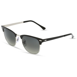 Ray Ban Clubmaster Metal RB3716 900471 51-21 polished black/grey