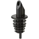 ich-zapfe Ausgiesser - Billy, Kunststoff, für 0,5 - 1,5 L Flaschen, Mit 5 Lamellen, Schwarz