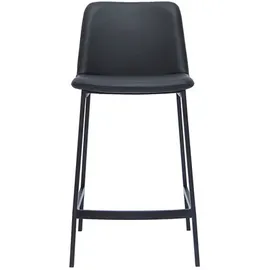 miliboo Design-Barhocker schwarz H 66 cm (2er-Set) ARSENE