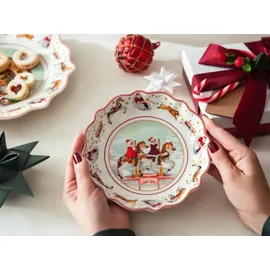 Villeroy & Boch Annual Christmas Ed. Jahresschale klein 2024 – Weiß/Rot