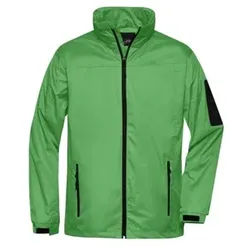 Herren Wind Breaker JN1041, lime-grün/carbon, Größe M - lime-grün/carbon - M