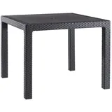 Keter Tisch, Garten Quartett, grauer Keter Tisch, Balkon
