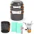 toboli Camping Geschirr Set 6 TLG. Kochgeschirr für Outdoor Kochausrüstung mit Topf und Besteck