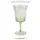 Decoris Weinglas 18cm Kunststoff - Weinkelch mit Rillen Trinkgeschirr Gläser Rotweinglas Weißweinglas Cocktailglas Aperitifglas Trinkglas Transparent Grün