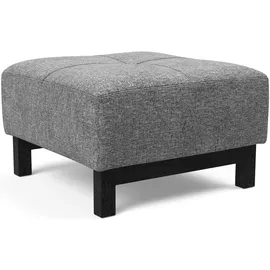 Innovation Living Polsterhocker 100% Polyester 65 x 40 x 65 cm Grau