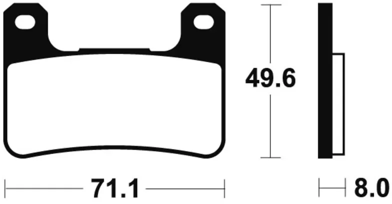 TECNIUM Gesinterde metalen remblokken - MTR306