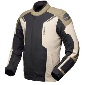 Modeka GmbH Khao Air II Motorradjacke Schwarz/Braun/Khaki 2XL