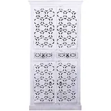 Marrakesch Orient & Mediterran Interior Kleiderschrank Hamada 90 x 180 x 0 cm Weiß