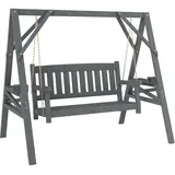 Pangivo Gartenschaukel, Grau, Holz, 183x160x120 cm, Gartenmöbel, Hollywoodschaukeln