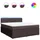 vidaXL Boxspringbett 180 x 200 cm Dunkelbraun