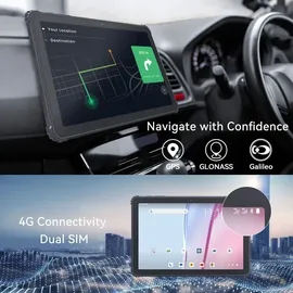 Cubot Tab KingKong 10,1" LTE (2023) 8 GB RAM 256 GB Schwarz