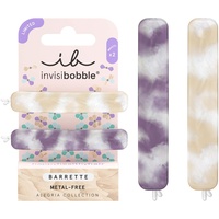 Invisibobble Haarspangen für Damen, Violett, limitierte Edition, langlebige Pinzette mit festem Halt, ohne Metall, weich, mit Haaren, 2 Stück