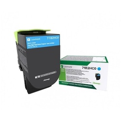 Lexmark CS/CX 417, 517 Rückgabe-Tonerkassette Cyan hohe Kapazität ca. 3.500 Seit