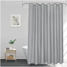 luxuskollektion Duschvorhang 240 x 200 cm grau