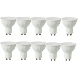 V-Tac 10x 5W GU10 LED Leuchtmittel Leuchte Birne Spot Abstrahlwinkel 110° 400 Lumen 6400K Kaltweiß