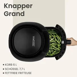 Zeegma Knapper Grand Heißluftfritteuse 7,7L 1800 W weiß