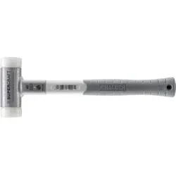 HALDER NORM+TECHNIK Rückschlagfreier Hammer mit 3-Komponentenstiel, Hammerkopf-⌀: 40mm