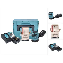 Makita DBO180RF1J inkl. 1 x 3,0 Ah + Ladegerät + Schleifset + Makpac