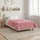 vidaXL Sommerdecke Rosa 140 x 220 cm Mikrofaser und Teddy-Fleece
