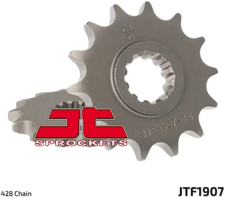 JT SPROCKETS Standaard staalpenion 1907 - 428