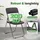 Sekey Campingstuhl 4er Set Schwarz