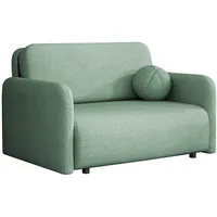 Mirjan24 Schlafsofa, Türkis, Textil, Kiefer, 2-Sitzer, Rechteckig, 130x85x103 cm, Wohnzimmer, Sofas & Couches, Schlafsofas