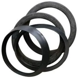 SANITOP-WINGENROTH Dichtungssortiment für Siphons 1 1/4" Schwarz