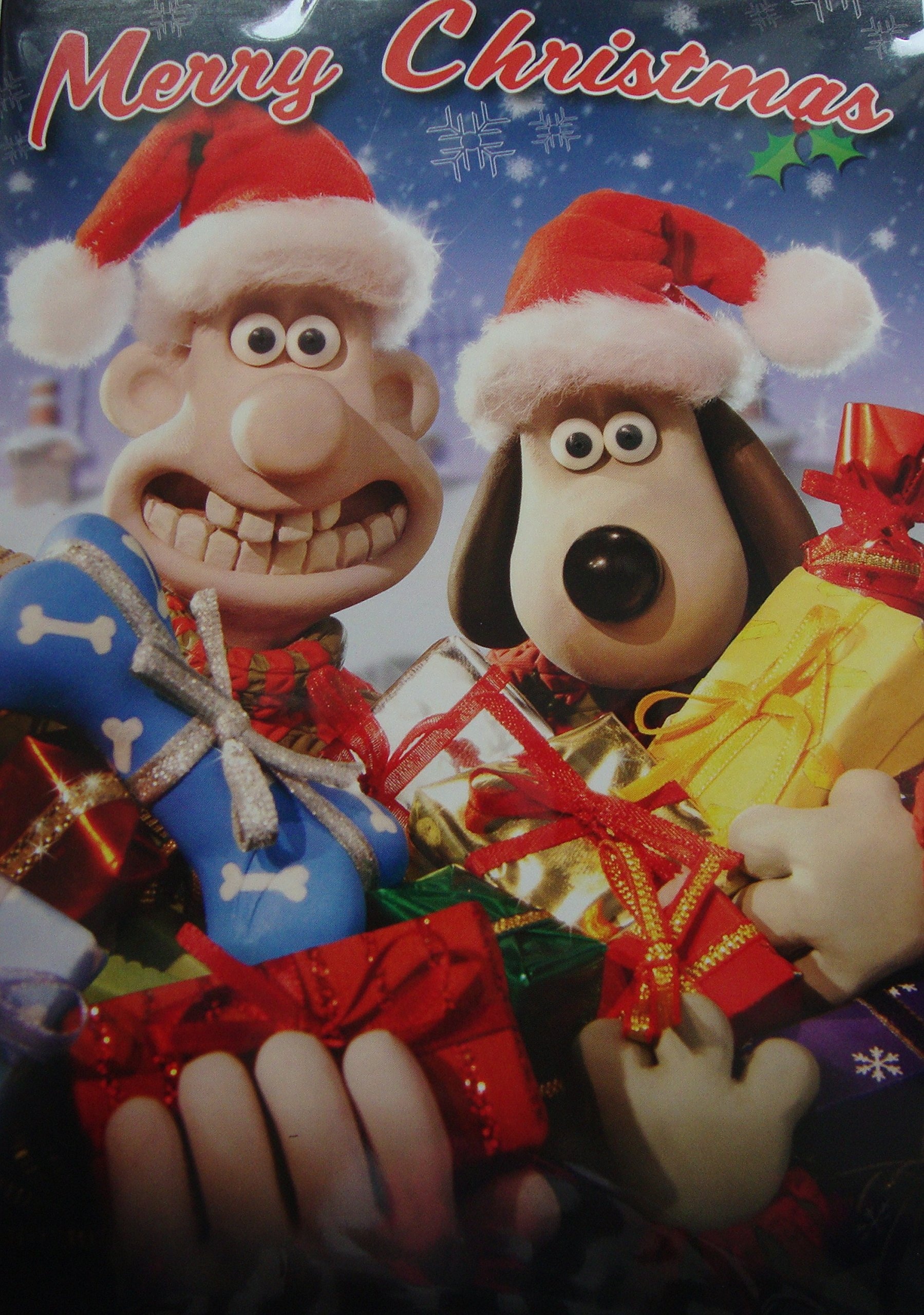 Wallace und Gromit scx66 Sound Weihnachten Card