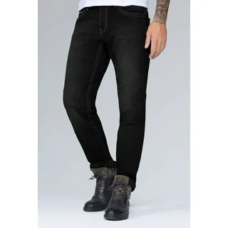 Camp David Loose-fit-Jeans, mit markanten Nähten und Stretch CAMP DAVID black used