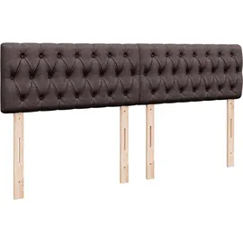 vidaXL Boxspringbett 180 x 200 cm Dunkelbraun