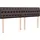 vidaXL Boxspringbett 180 x 200 cm Dunkelbraun
