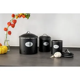 Wenko Kaffeedose rund schwarz 1,6 l