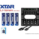 XTAR Ladegerät L4 AA 4 St.