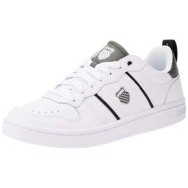 K-Swiss Herren Lozan Sneaker, White/Black/Gunetal, 43