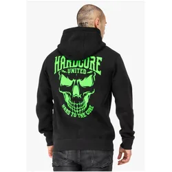 Hardcore United Herren Kapuzensweatshirt normale Passform CORY