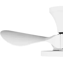 Beliani PUNTI 60 cm Deckenventilator Weiß