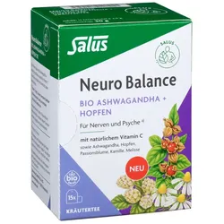 Neuro Balance Bio Ashwagandha + Hopfen Tee Salus 15 St