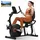 Merach Liege-ergometer, Heimtrainer Fahrrad für Zuhause, 8 Widerstandsstufen, App, bis 158kg, Tablet-Halter, leise