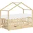 ML-Design Hausbett 80 x 160 cm Kiefer natur beige